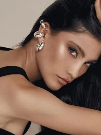 Earcuff Liso Silver Pequeño 2und