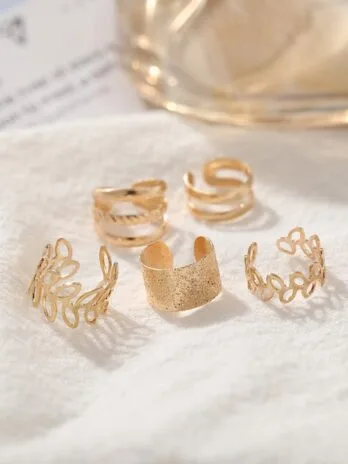 Set x5 Earcuffs Mini Gold