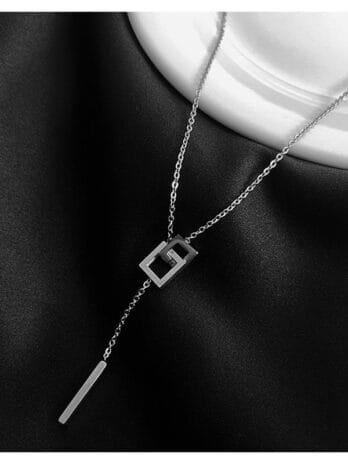 Collar Cuadrados Silver