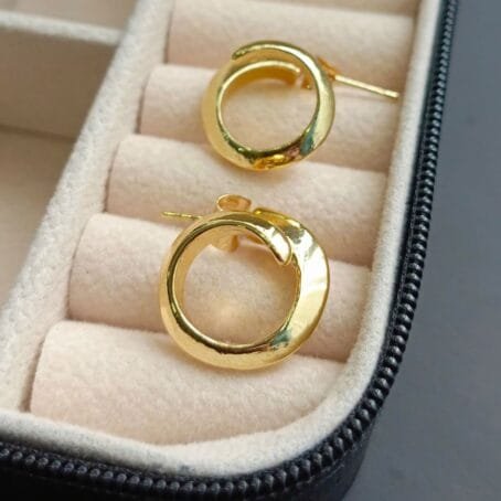 Aretes Espiral Gold