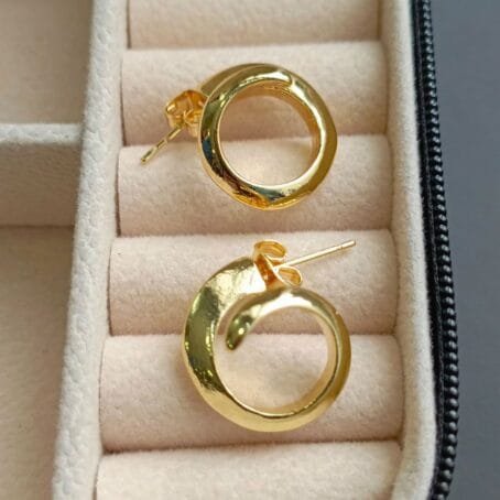Aretes Espiral Gold - Imagen 2