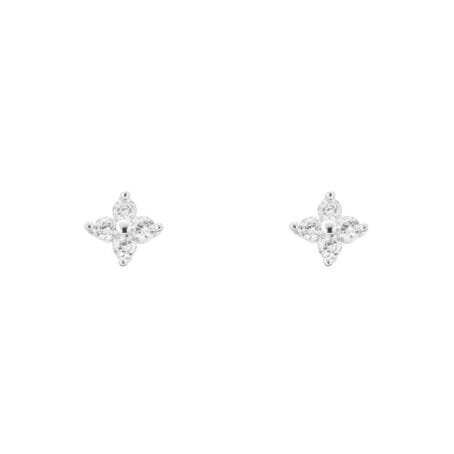 Topos Flor Blanca Silver