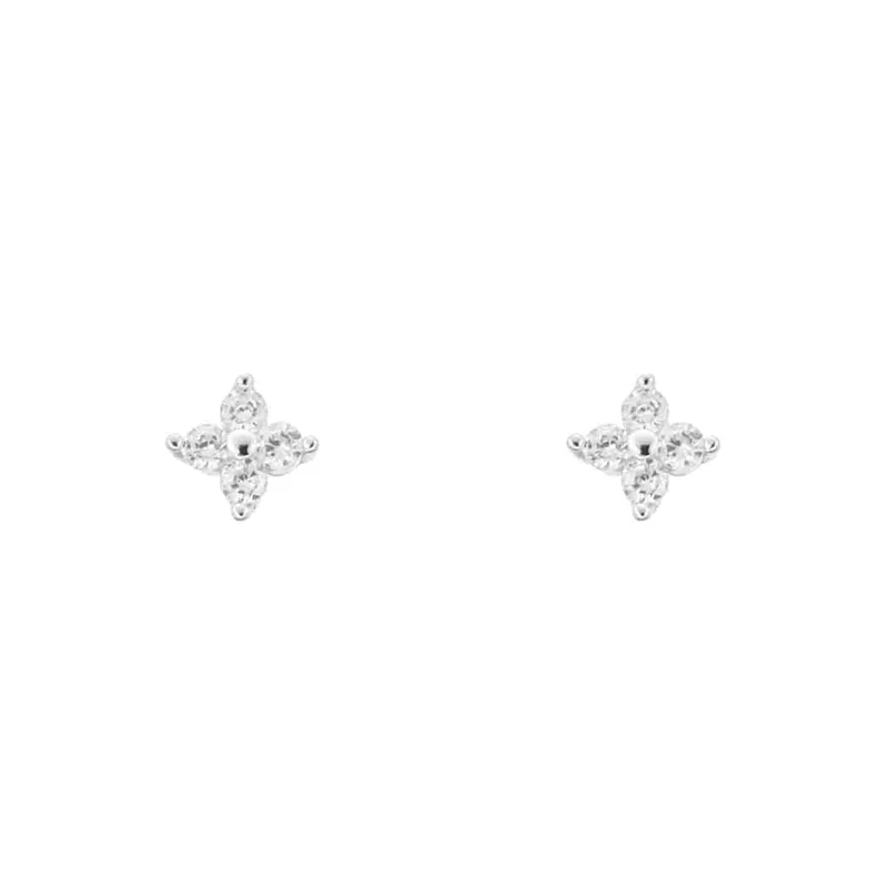 Topos Flor Blanca Silver