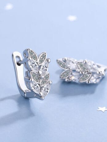 Aretes Espiga Plata 925