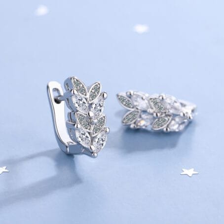 Aretes Espiga Plata 925