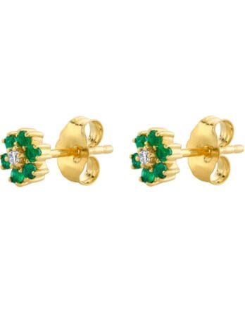 Topos Flor Verde Gold