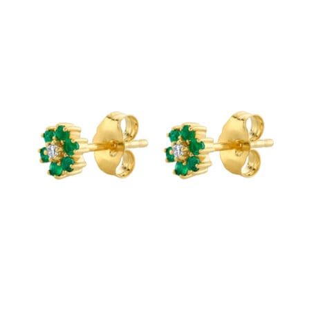 Topos Flor Verde Gold