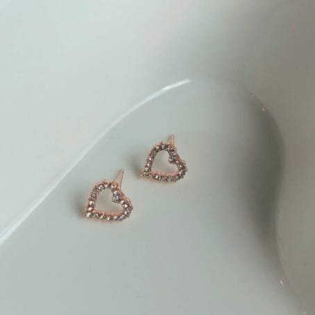 Topos Corazón Rose Gold