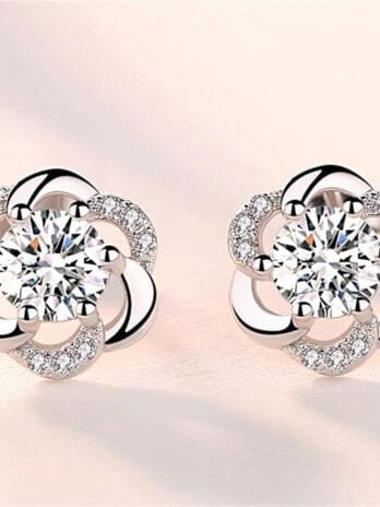 Topos Flor Plata 925