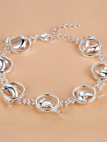 Pulsera Delfín Plata 925