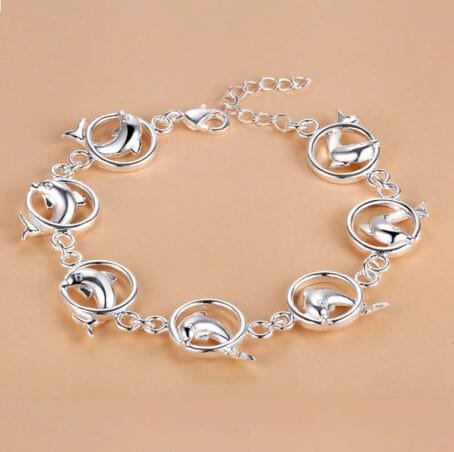 Pulsera Delfín Plata 925
