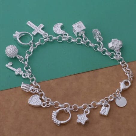 Pulsera Charms Plata 925