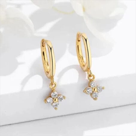 Hoops Flor Gold