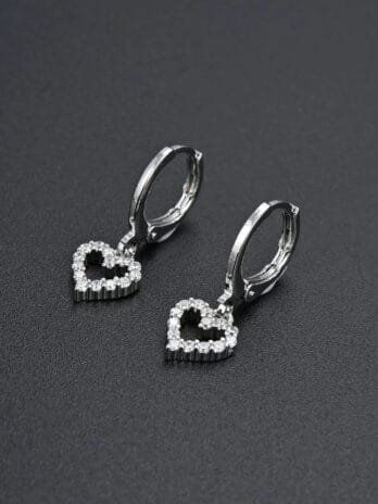 Hoops Corazón Silver