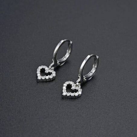 Hoops Corazón Silver