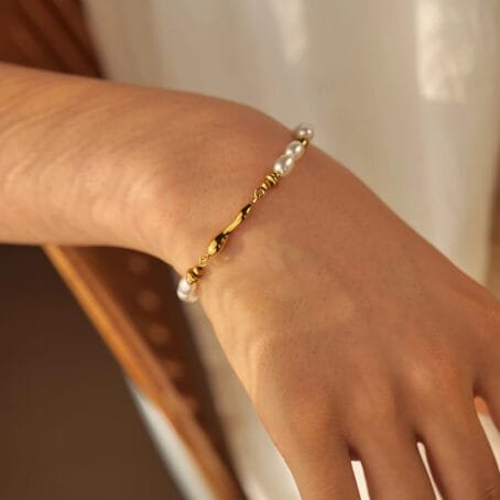 Pulsera Gold Perla
