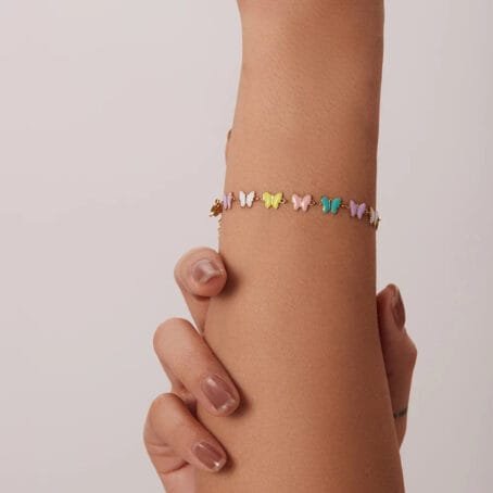 Set Choker + Pulsera Mariposa - Imagen 3